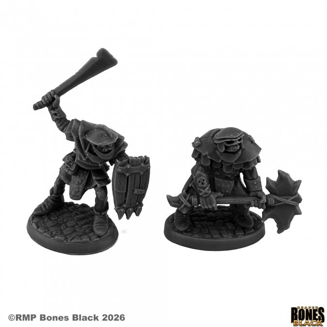 Reaper: Bones Black: Orc Flayer and Axeman