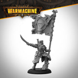 Warmachine Direct Khador Winter Korps Winter Korps Standard Bearer