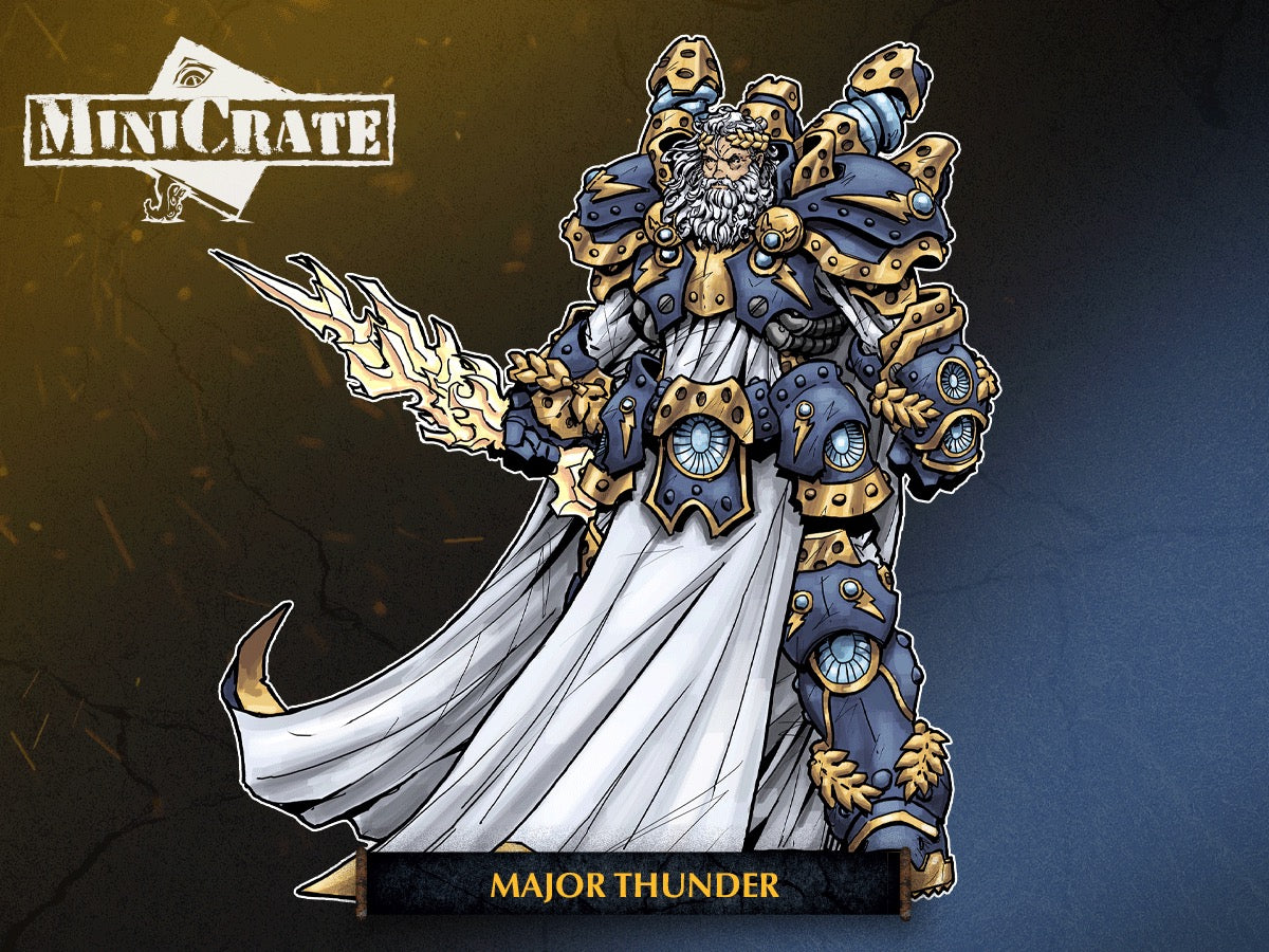 Warmachine Direct Cygnar Storm Legion/Gravediggers Major Thunder - Pre-Order