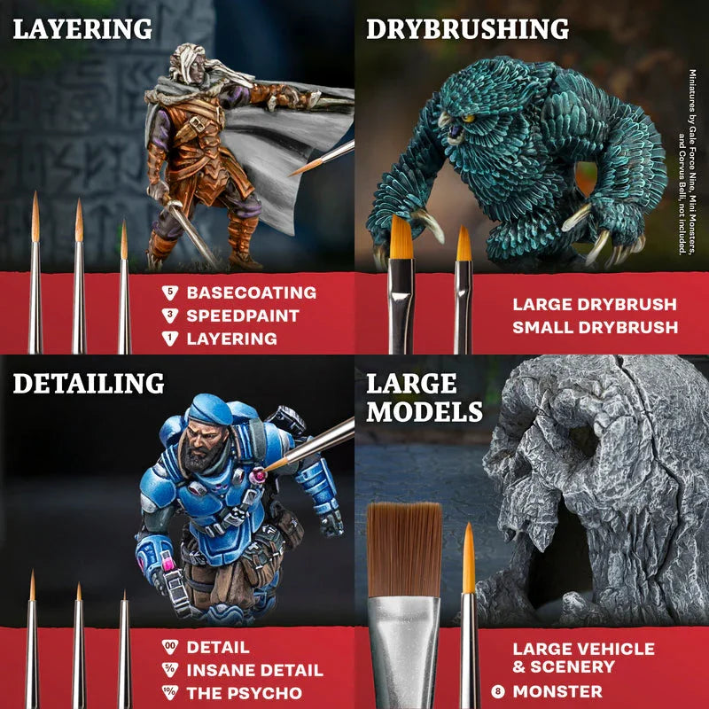 Army Painter - Mega Brush Set