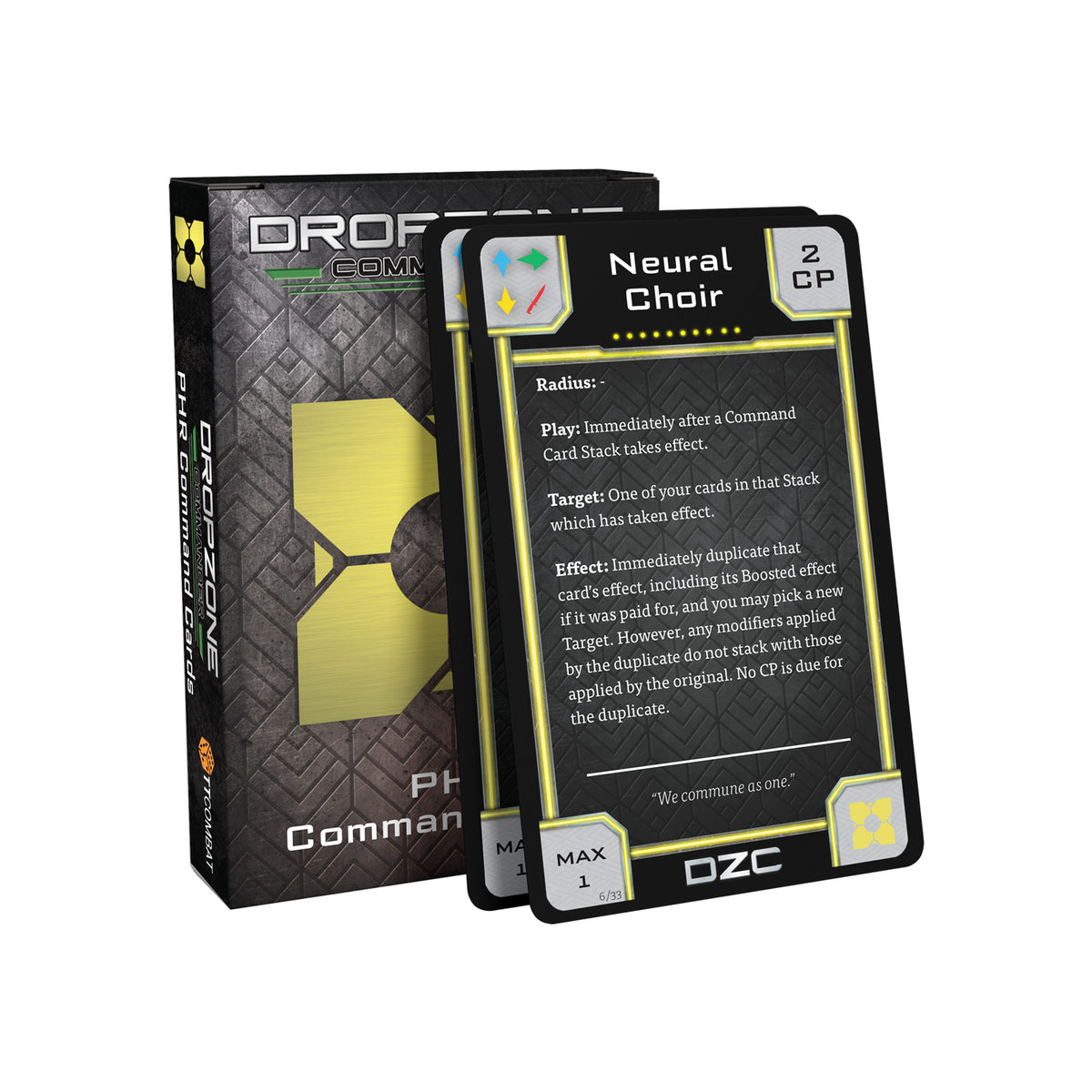 Dropzone Commander PHR Command Cards - Pre-Order