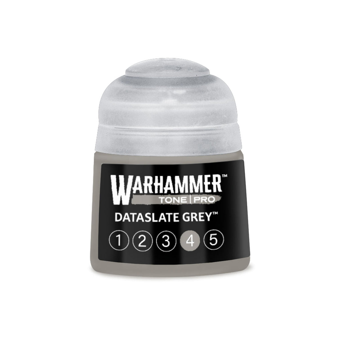 Warhammer Colour - Tone Pro: Dataslate Grey 4 - 12mL - Pre-Order