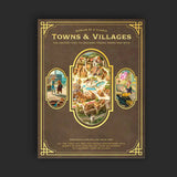 Worlds at a Glance Towns & Villages Hardcover Book