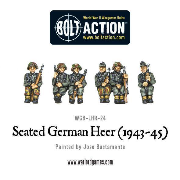 Bolt Action - Seated German Heer (1943 - 45)
