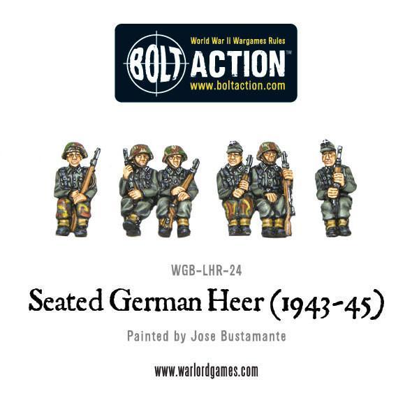 Bolt Action - Seated German Heer (1943 - 45)