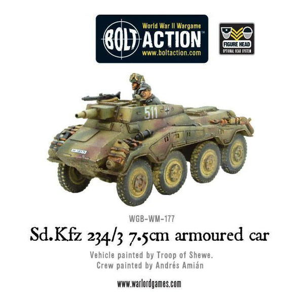 Sd.Kfz 234/3 7.5cm Armoured Car - Gap Games