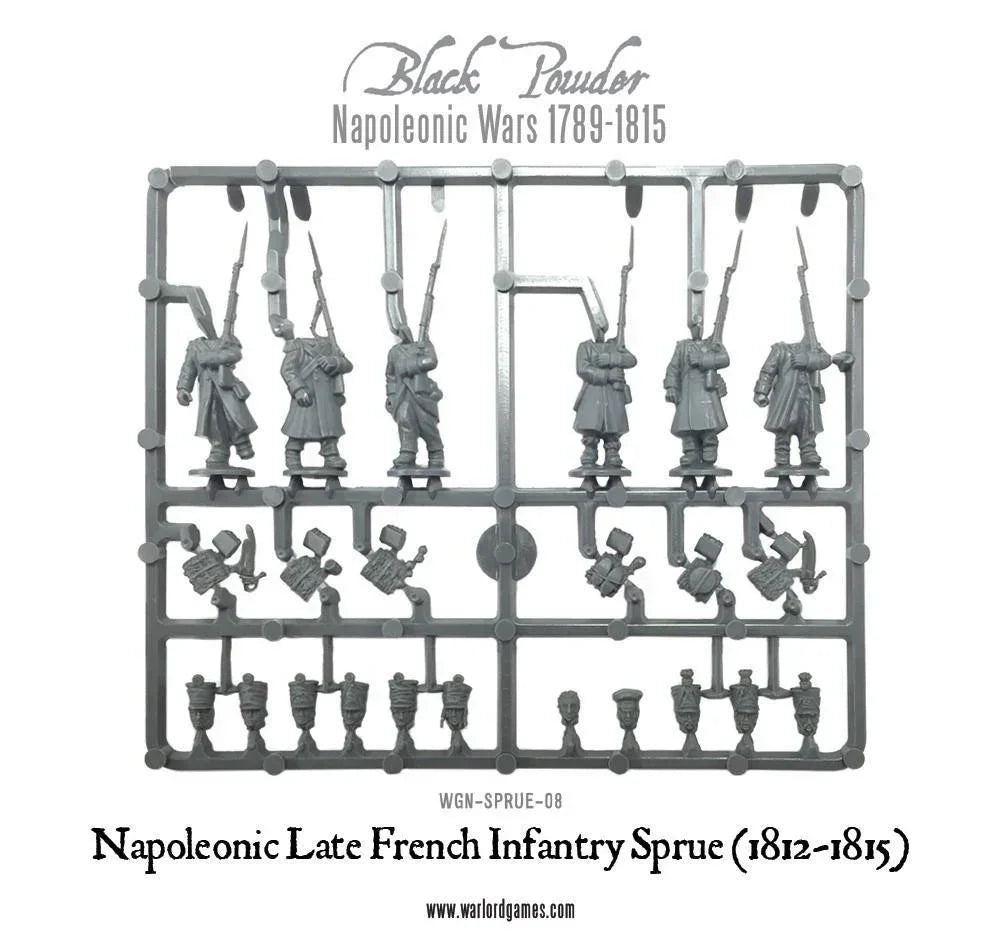 Black Powder - Napoleonic Late French Line Infantry (1812-1815) Sprue