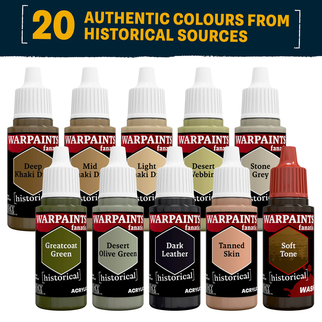 The Army Painter - Historical: World War II British 8th Army Paint Set - Pre-Order