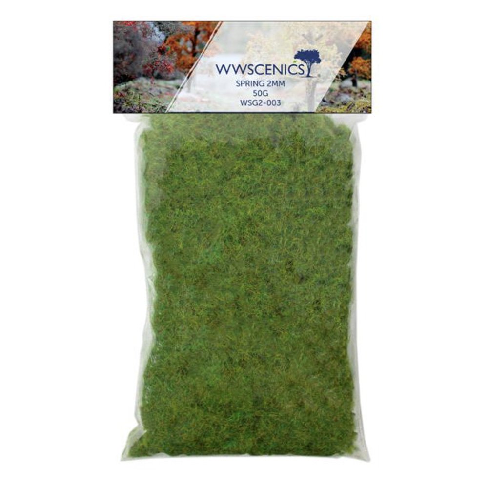 PECO WWS 2MM SPRING STATIC GRASS REFILL 50G