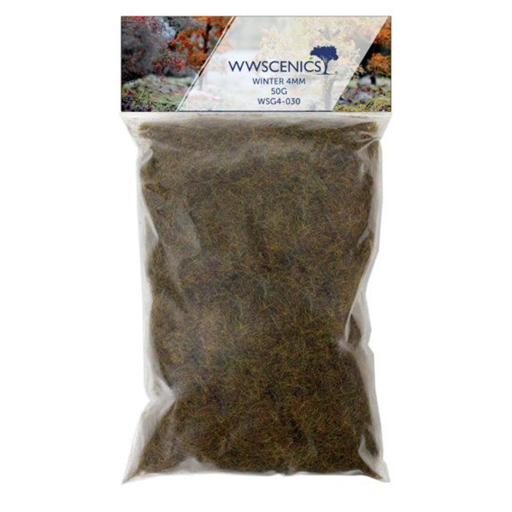 PECO WWS 4MM WINTER STATIC GRASS REFILL 50G