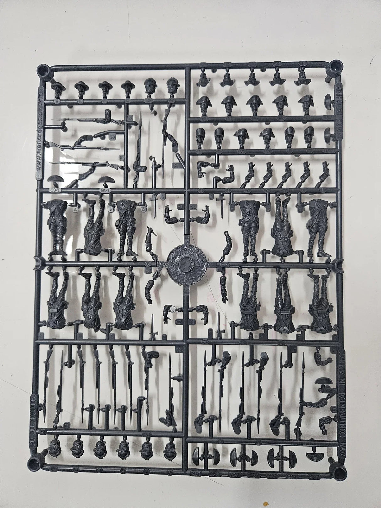 Black Powder - AWI Continental Infantry Sprue