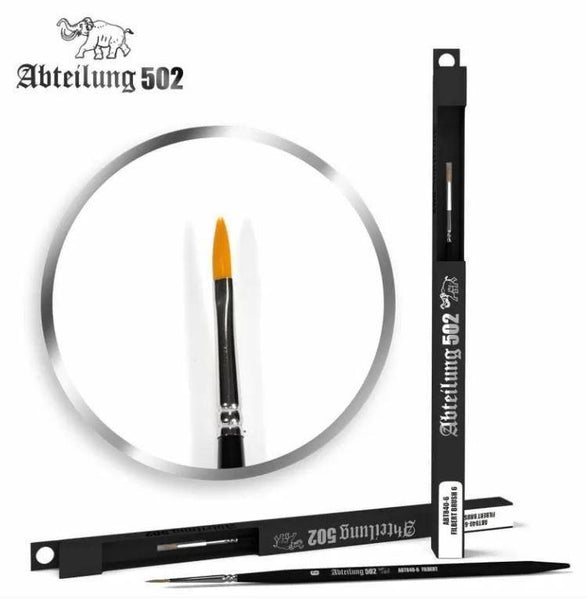 Abteilung 502 Deluxe Brushes - Filbert Brush 6 - Gap Games