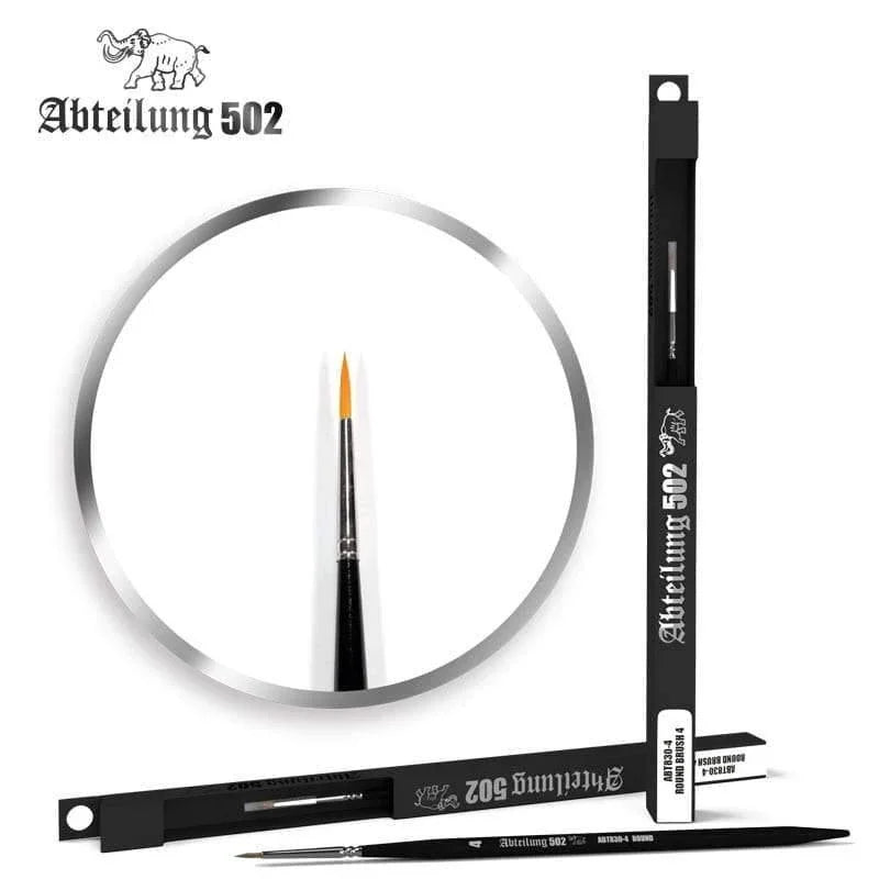 Abteilung 502 Deluxe Brushes - Round Brush 4 - Gap Games
