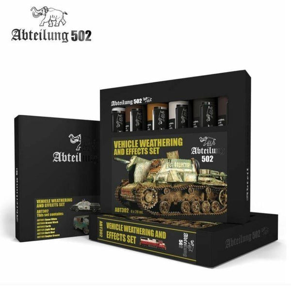 Abteilung 502 Oil Sets - Vehicle Weathering and Effects Set - Gap Games
