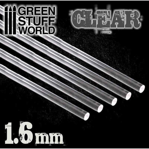 Acrylic Rods - Round 1.6 mm Clear - Gap Games