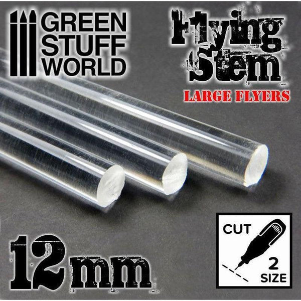 Acrylic Rods - Round 12 mm Clear - Gap Games