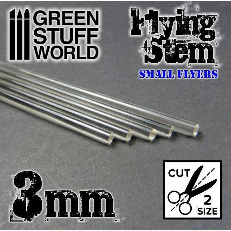 Acrylic Rods - Round 3.0 mm Clear - Gap Games