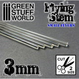 Acrylic Rods - Round 3.0 mm Clear - Gap Games
