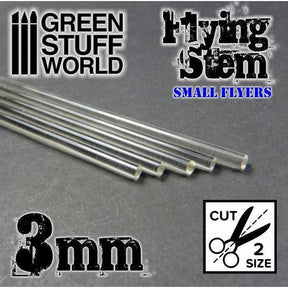 Acrylic Rods - Round 3.0 mm Clear - Gap Games