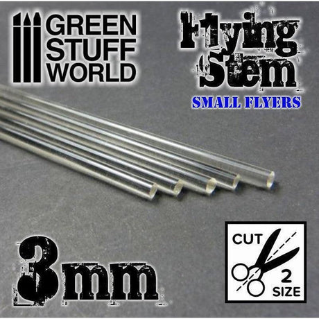 Acrylic Rods - Round 3.0 mm Clear - Gap Games
