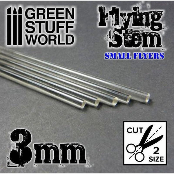 Acrylic Rods - Round 3.0 mm Clear - Gap Games