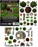 Add On Scenery Wilderness For RPG Battle Mats - Gap Games