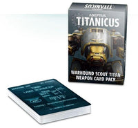 Adeptus Titanicus: Warhound Scout Titan Weapon Card Pack - Gap Games