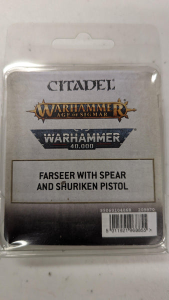 Aeldari: Farseer with Singing Spear and Shuriken Pistol - Metal - Gap Games