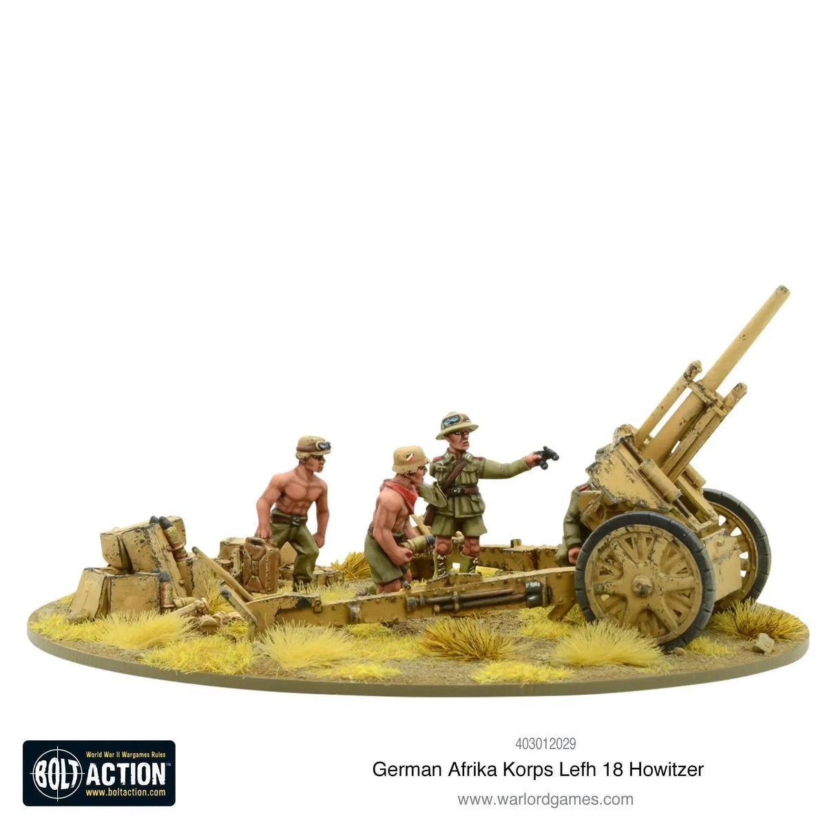 Afrika Korps LeFH 18 10.5cm medium artillery - Gap Games