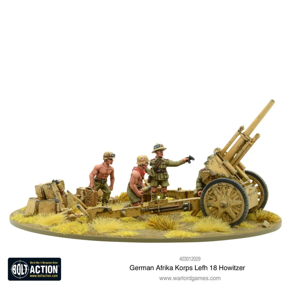 Afrika Korps LeFH 18 10.5cm medium artillery - Gap Games
