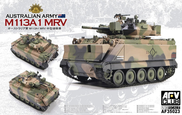 AFV Club 1/35 M113A1 MRV Plastic Model Kit *Aus Decals* 2023 NEW TOOLING - Gap Games