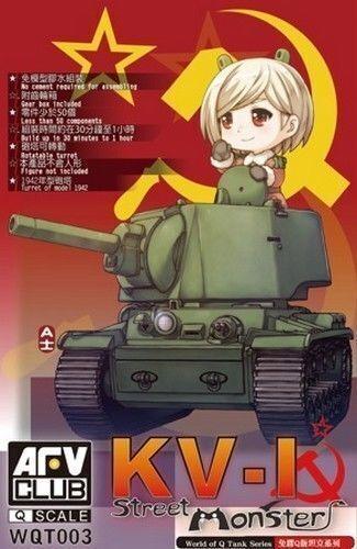 AFV Club Egg Soviet Heavy Tank KV-I Plastic Model Kit [WQT003] - Gap Games