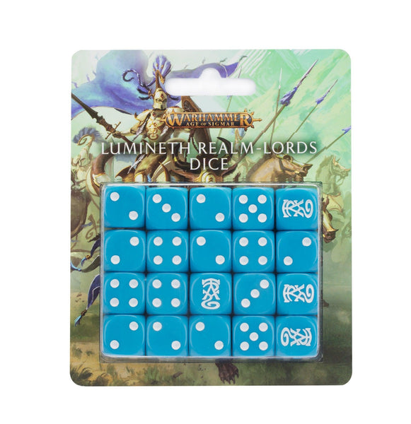 Age of Sigmar: Lumineth Realm-Lords Dice - Gap Games