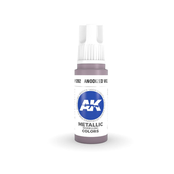 AK Interactive 3Gen Acrylics - Anodized Violet 17ml - Gap Games