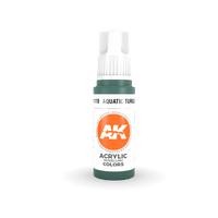 AK Interactive 3Gen Acrylics - Aquatic Turquoise 17ml - Gap Games