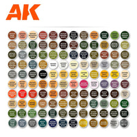 AK Interactive 3Gen Acrylics - Briefcase 120 Best Colours for Figures - Gap Games
