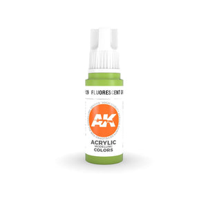 AK Interactive 3Gen Acrylics - Fluorescent Green 17ml - Gap Games