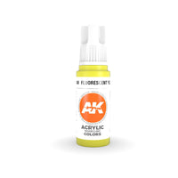 AK Interactive 3Gen Acrylics - Fluorescent Yellow 17ml - Gap Games