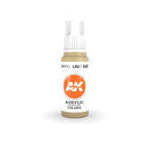 AK Interactive 3Gen Acrylics - Light Earth 17ml - Gap Games