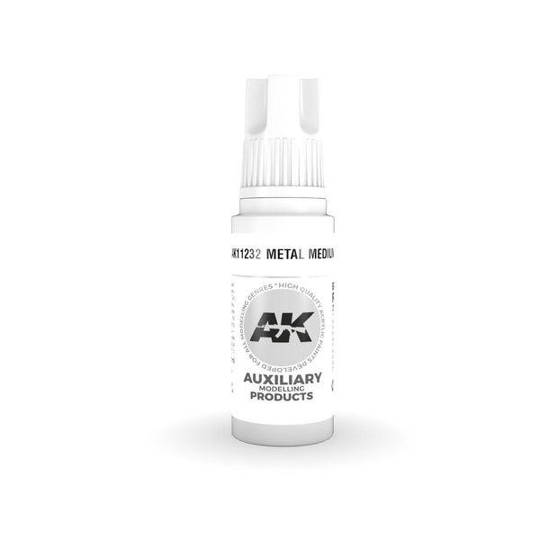 AK Interactive 3Gen Acrylics - Metal Medium 17ml - Gap Games