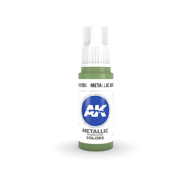 AK Interactive 3Gen Acrylics - Metallic Green 17ml - Gap Games