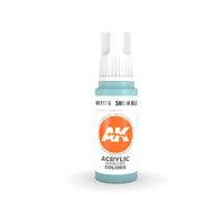 AK Interactive 3Gen Acrylics - Snow Blue 17ml - Gap Games