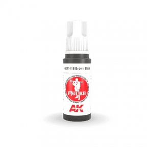 AK Interactive 3Gen Figures Acrylics - Brown Black 17ml - Gap Games
