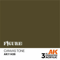 AK Interactive 3Gen Figures Acrylics - Canvas Tone 17ml - Gap Games