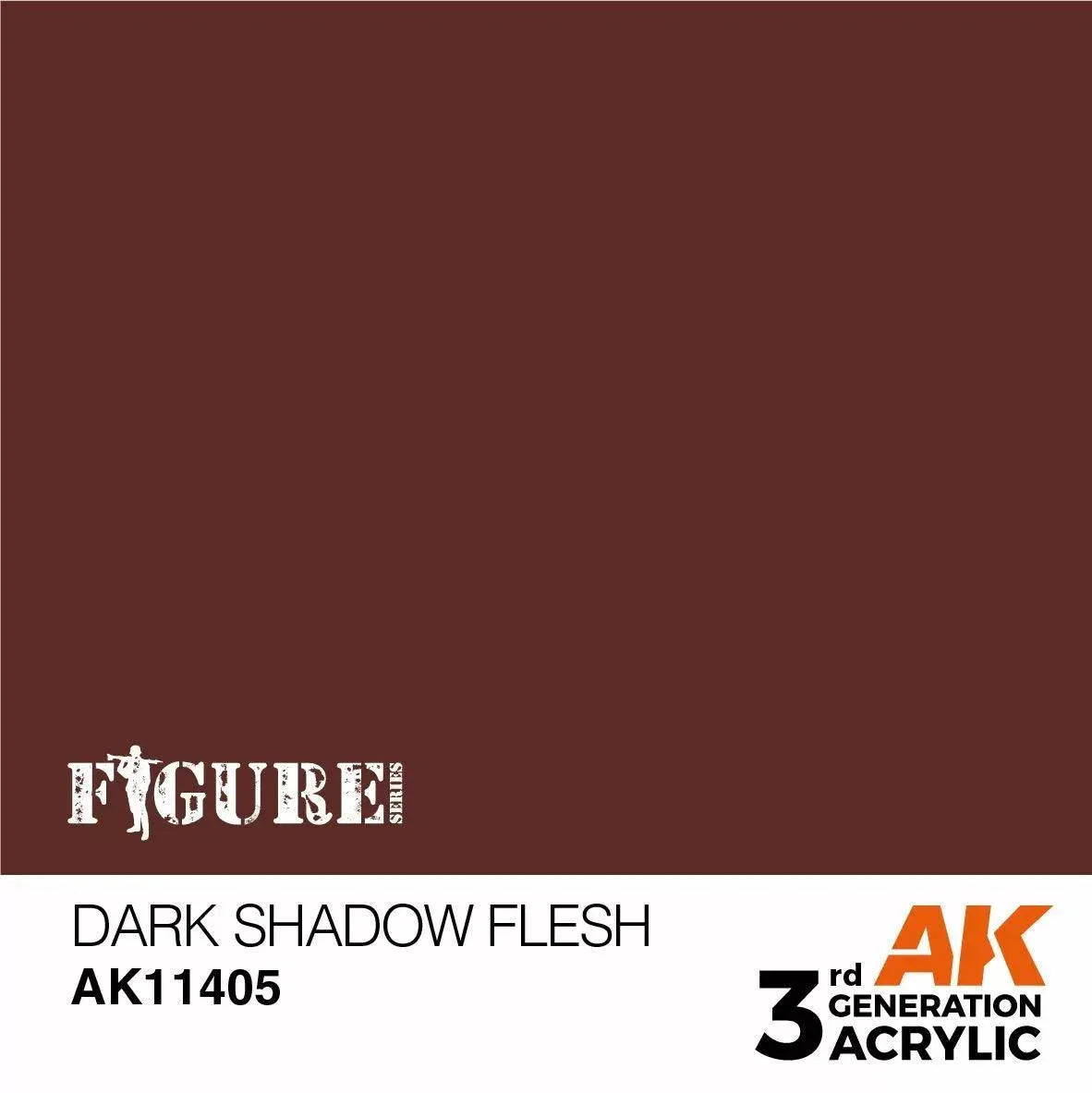AK Interactive 3Gen Figures Acrylics - Dark Shadow Flesh 17ml - Gap Games