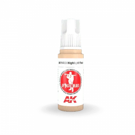AK Interactive 3Gen Figures Acrylics - Highlight Flesh 17ml - Gap Games