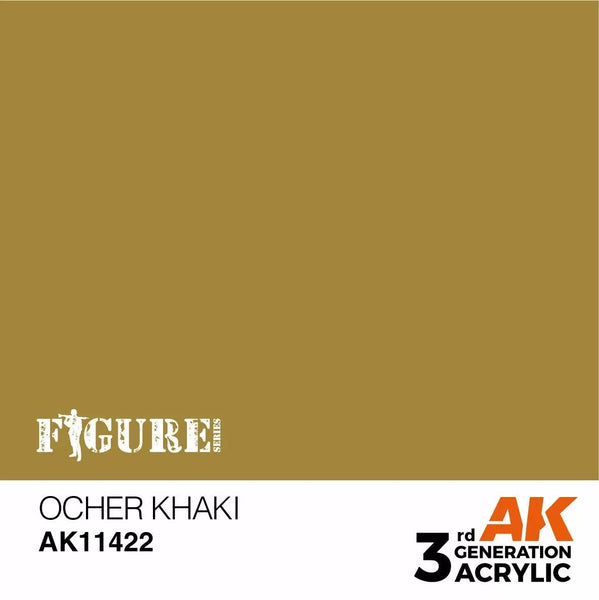 AK Interactive 3Gen Figures Acrylics - Ocher Khaki 17ml - Gap Games