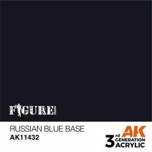 AK Interactive 3Gen Figures Acrylics - Russian Blue Base 17ml - Gap Games