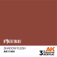 AK Interactive 3Gen Figures Acrylics - Shadow Flesh 17ml - Gap Games
