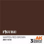 AK Interactive 3Gen Figures Acrylics - Waffen Red Brown 17ml - Gap Games